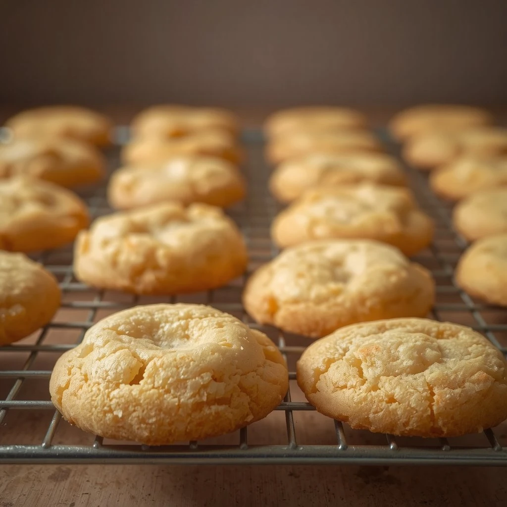 Cookies dorés finis